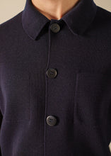 Saint James Pure Wool ‘Cork’ Knitted Workwear Jacket