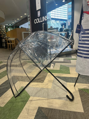 Guy de Jean full length transparent cloche umbrella