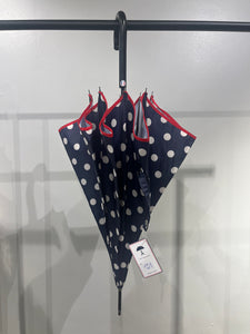 Le Parapluie Français full length polka dot umbrella