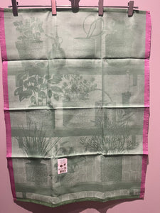 Le Jacquard Français pot plant tea towel