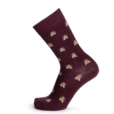 The Napoleon Golden Bees sock by Maison Broussaud