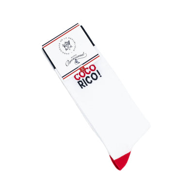 COCO RICO! (Cock-a-doodle-doo) sock by Maison Broussaud