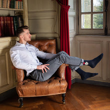Napoleon Legion of Honour navy socks by Maison Broussaud