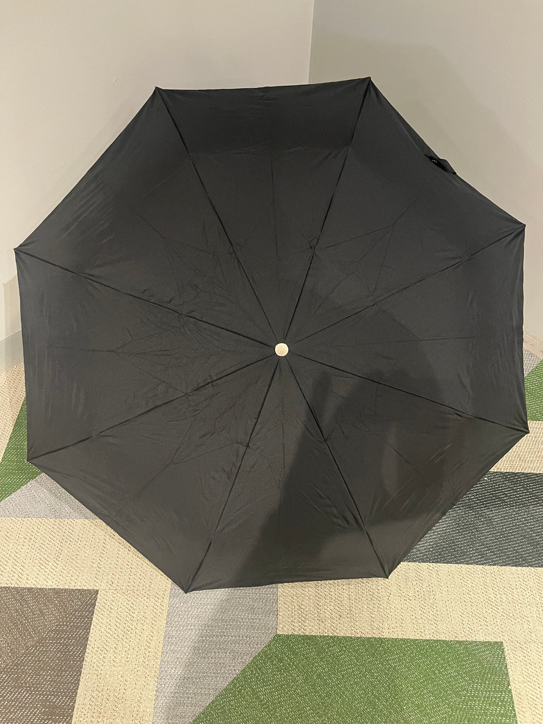 Guy de Jean black mini matic umbrella