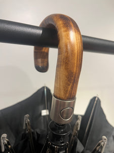 Guy de Jean black mini matic umbrella