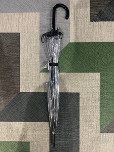 Guy de Jean full length transparent cloche umbrella
