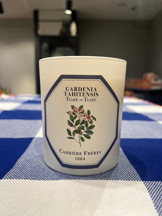 Gardenia (Tiare) candle by Carrière Frères