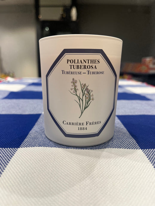 Tuberose candle by Carrière Frères
