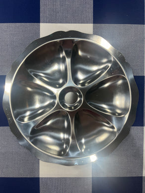Roger Orfèvre stainless steel oyster plate