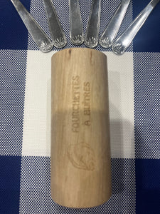Roger Orfèvre 6 piece oyster fork set