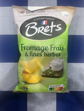 Brets Fromage Frais and Herb Chips 125g