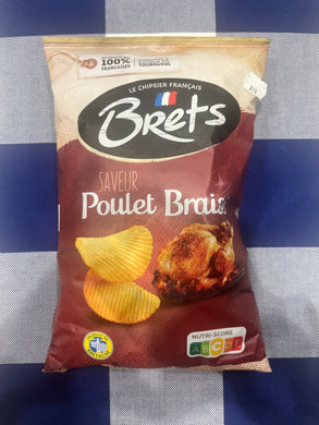 Brets Braised Chicken Chips 125g