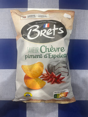 Brets Goats Cheese and Espelette Pepper Chips 125g