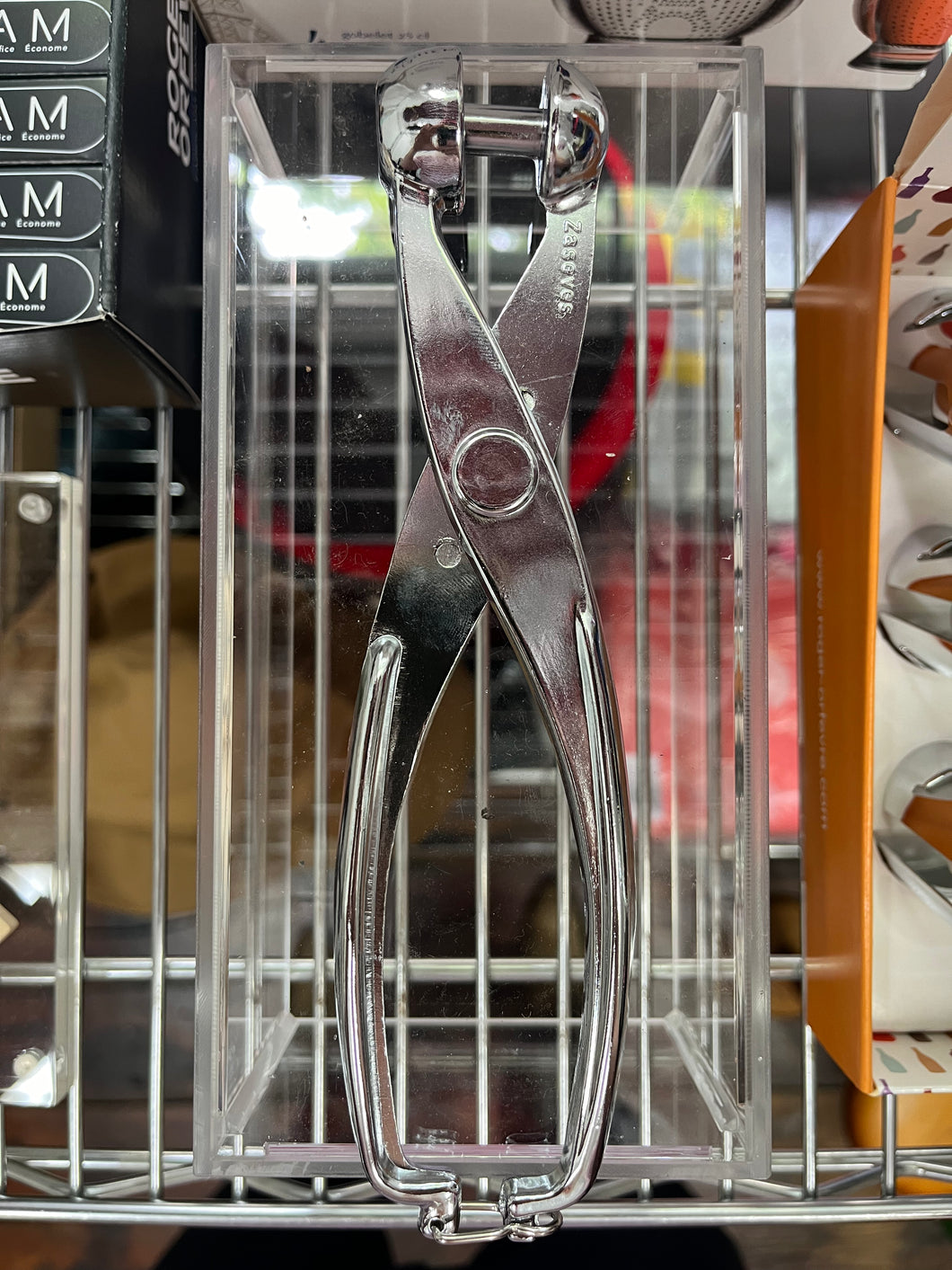 Roger Orfèvre chrome fruit pitter