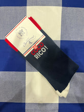COCO RICO! (Cock-a-doodle-doo) navy socks by Maison Broussaud