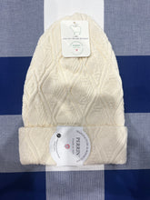 Organic wool and cotton jacquard beanie by Perrin 1924