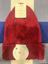 Organic wool and cotton jacquard beanie by Perrin 1924