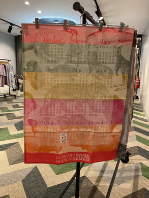 Le Jacquard Français 2026 Calendar tea towel