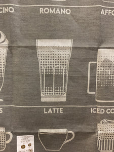 Le Jacquard Français Coffee theme tea and hand towels