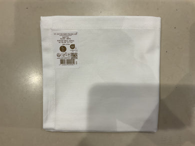 Le Jacquard Français White Collection Cotton Napkin