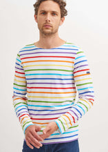 Saint James Multi Coloured Breton Stripe Long-Sleeve T-Shirt