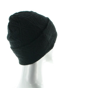 Organic wool and cotton jacquard beanie by Perrin 1924