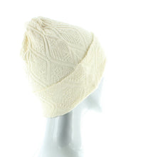Organic wool and cotton jacquard beanie by Perrin 1924