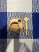 Roger Orfèvre salt cellar and spoon