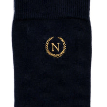 Napoleon The Emperor navy socks by Maison Broussaud