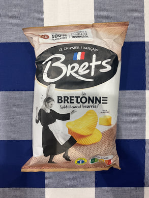 Brets Crinkle Cut Salted Butter Chips 125g