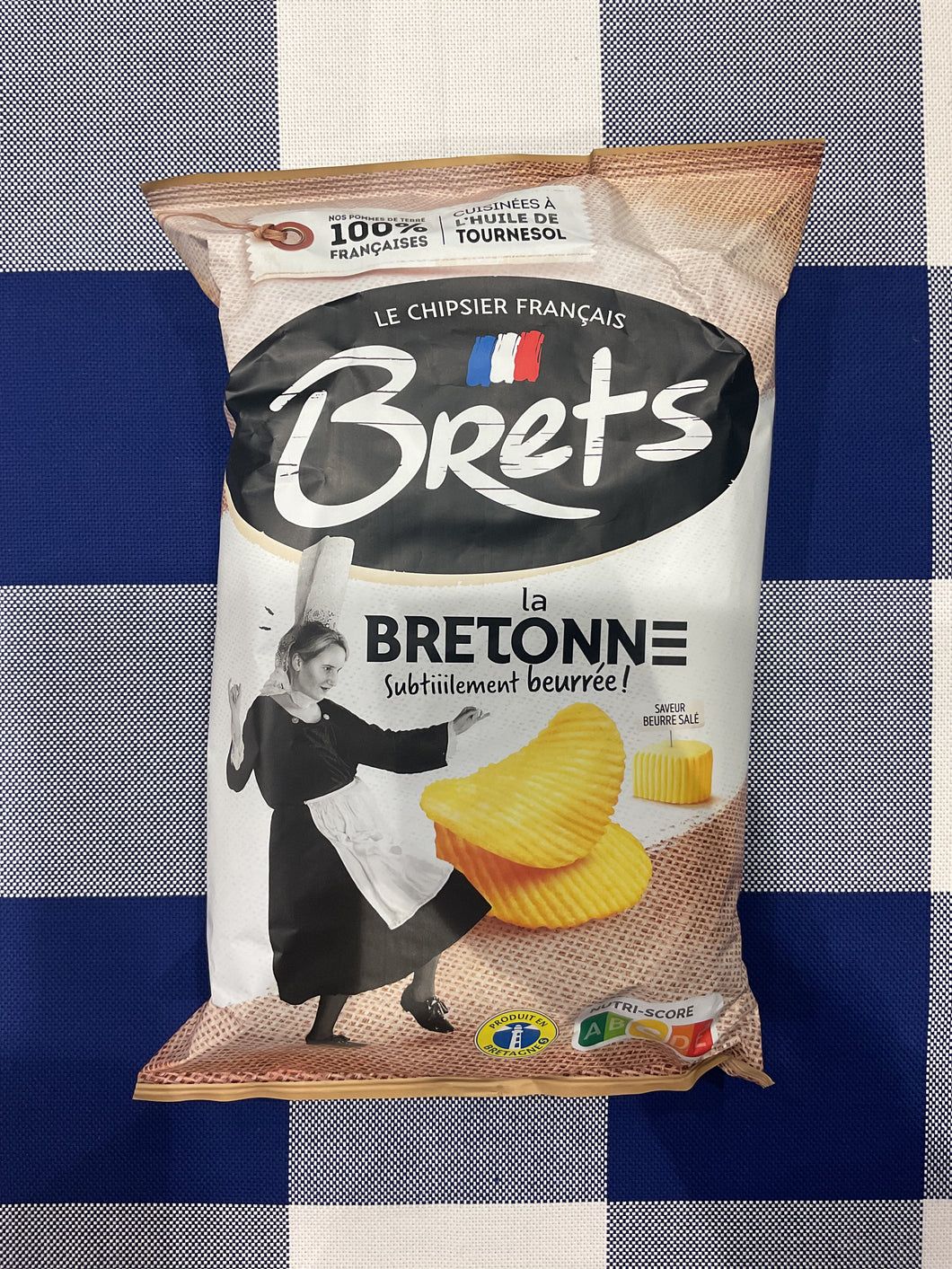 Brets Crinkle Cut Salted Butter Chips 125g