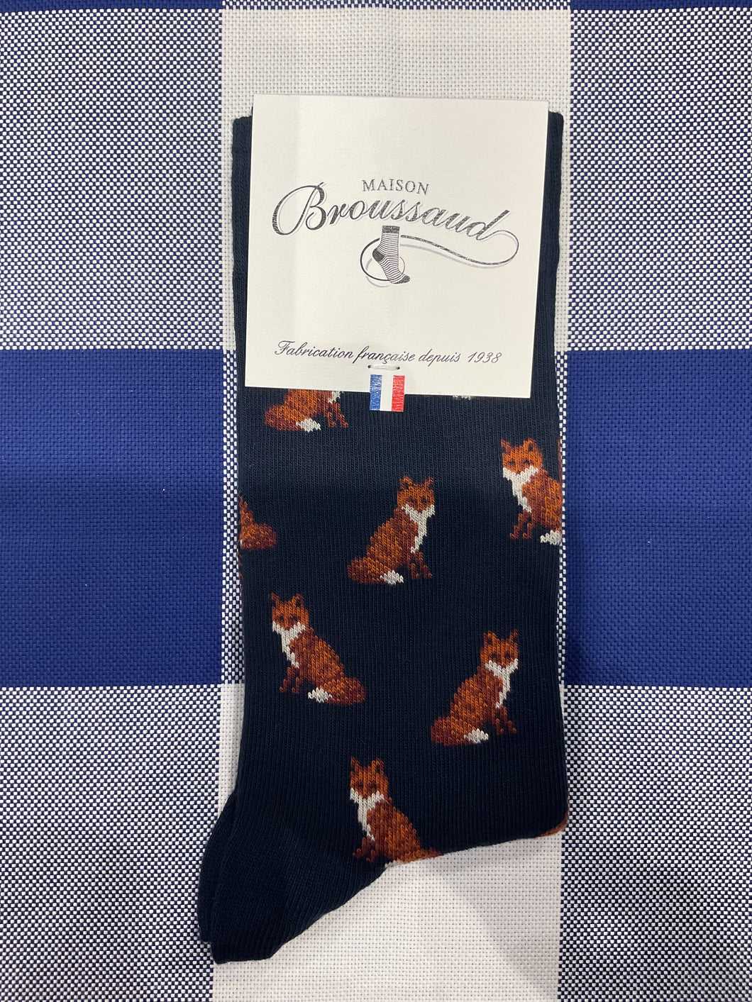 Foxes on soxes by Maison Broussaud