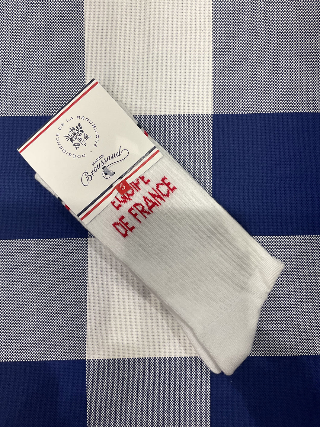 Team France sport sock by Maison Broussaud