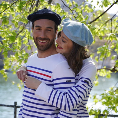 Le Béret Français Authentic, classic, made in France, Eco Jean environmentally friendly beret - Adult