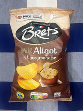 Brets Crinkle Cut Cheesy Garlic Chips, 125g (saveur Aligot à l’aveyronnaise)