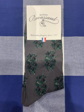 Blackberry grey socks by Maison Broussaud
