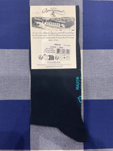 Perfect parrot navy socks by Maison Broussaud