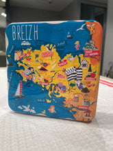 Atelier D French Butter Biscuits, Map of Brittany tin, 170g
