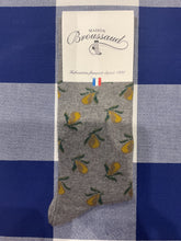 Nice pear (😉) grey socks by Maison Broussaud