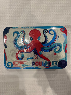Atelier D French Butter Biscuits, Octopus tin, 350g