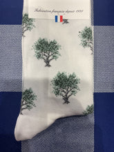 Olive tree white socks by Maison Broussaud