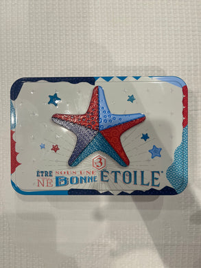 Atelier D French Butter Biscuits, Starfish tin, 350g