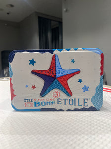 Atelier D French Butter Biscuits, Starfish tin, 350g