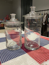 Two litre lidded glass jar by La Rochère (13cm)