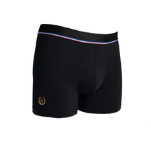 Napoleon black cotton boxer briefs by Maison Broussaud