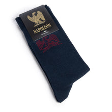 Napoleon The Imperial Eagle navy socks by Maison Broussaud