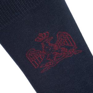 Napoleon The Imperial Eagle navy socks by Maison Broussaud