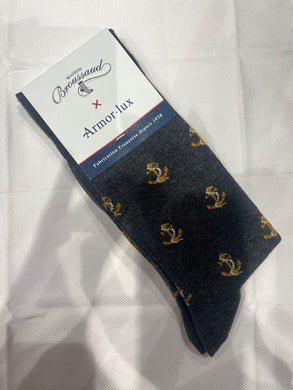 Anchor sock by Maison Broussaud x Armor-Lux