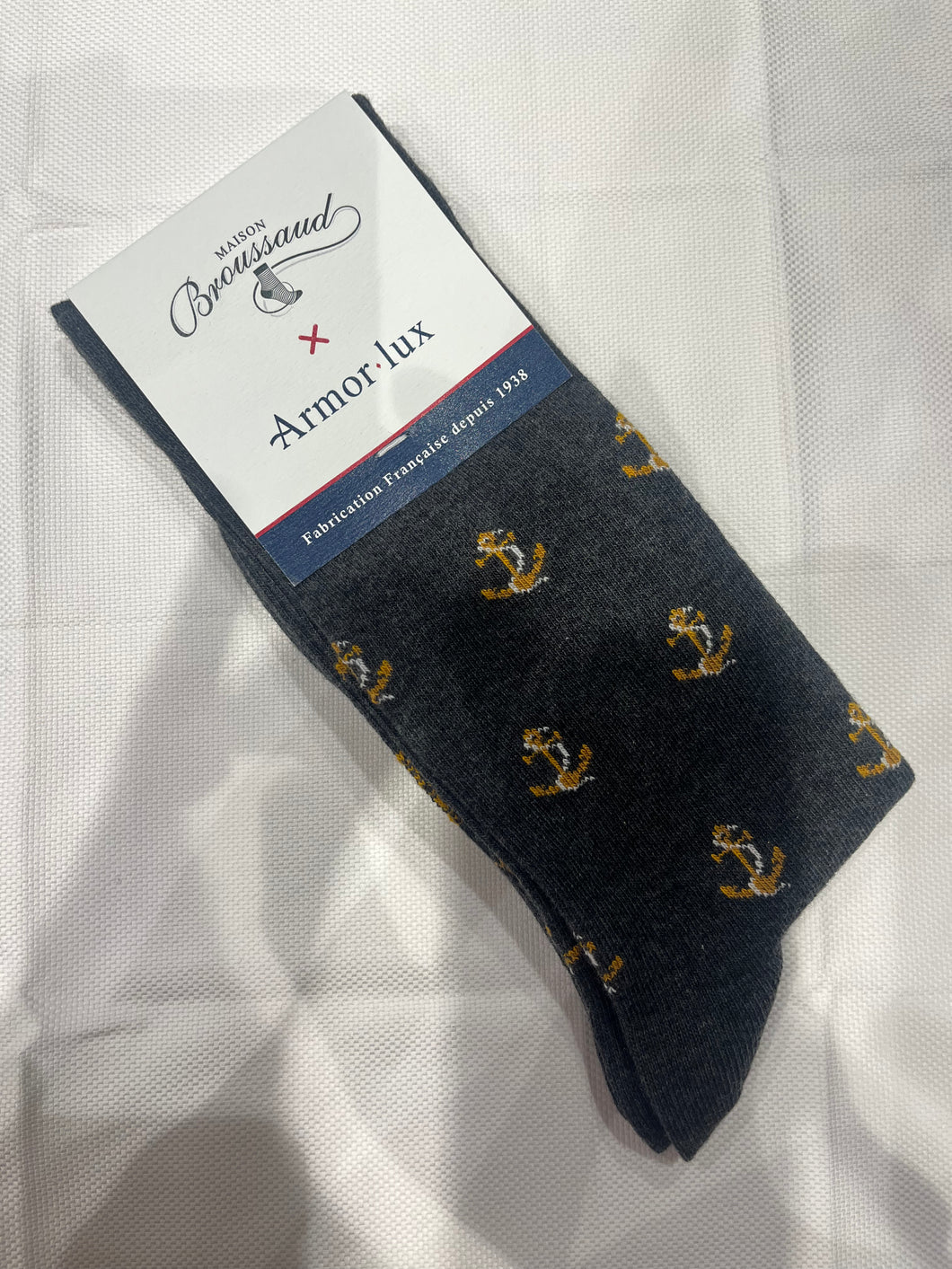 Anchor sock by Maison Broussaud x Armor-Lux