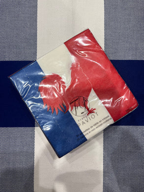 François Paviot French Rooster Cocktail Napkins